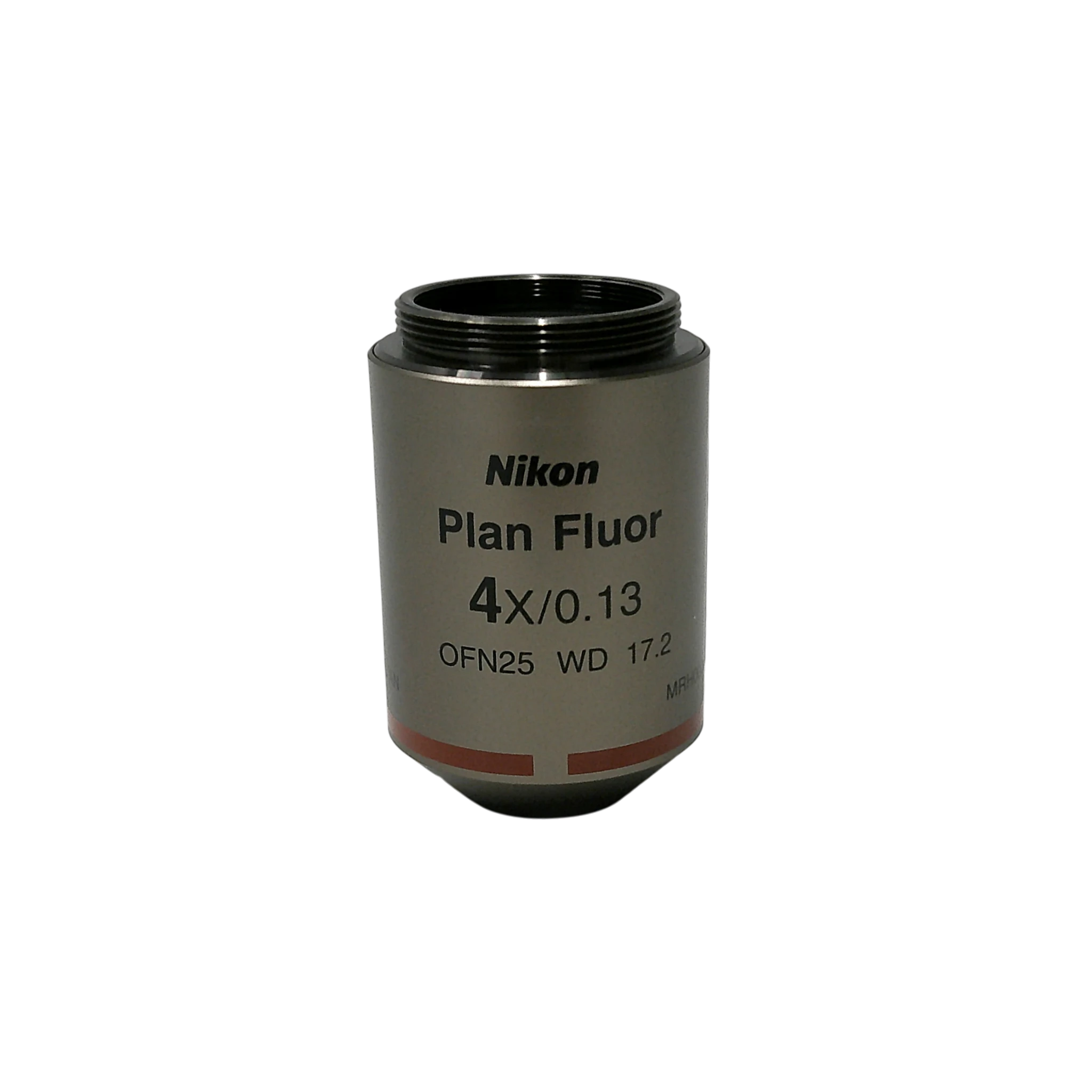 Nikon  Plan Fluor 4x/0.13 M25 Thread Size Microscope Objective