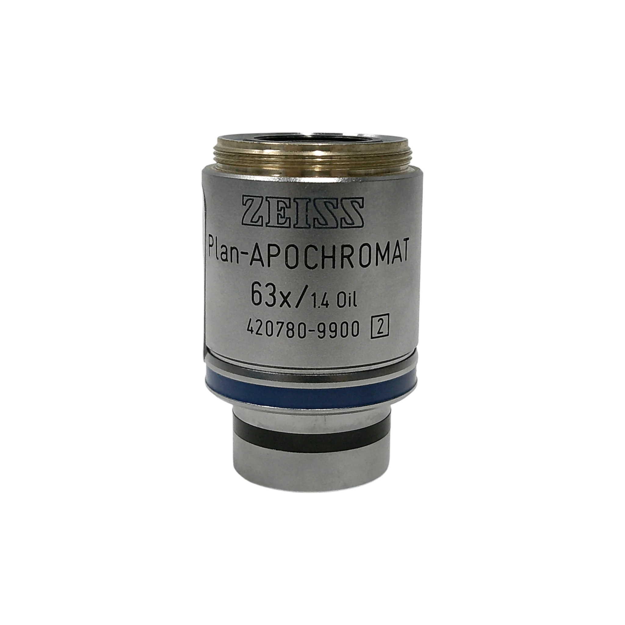 Zeiss Plan-Apochromat 63x/1.4 Oil M27 Thread Size Microscope Objective
