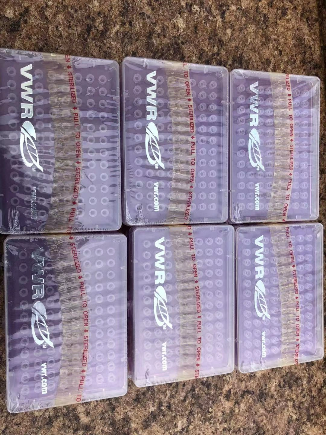 6 Racks of VWR 10ul Pipette Tips 96/rack 89041-412