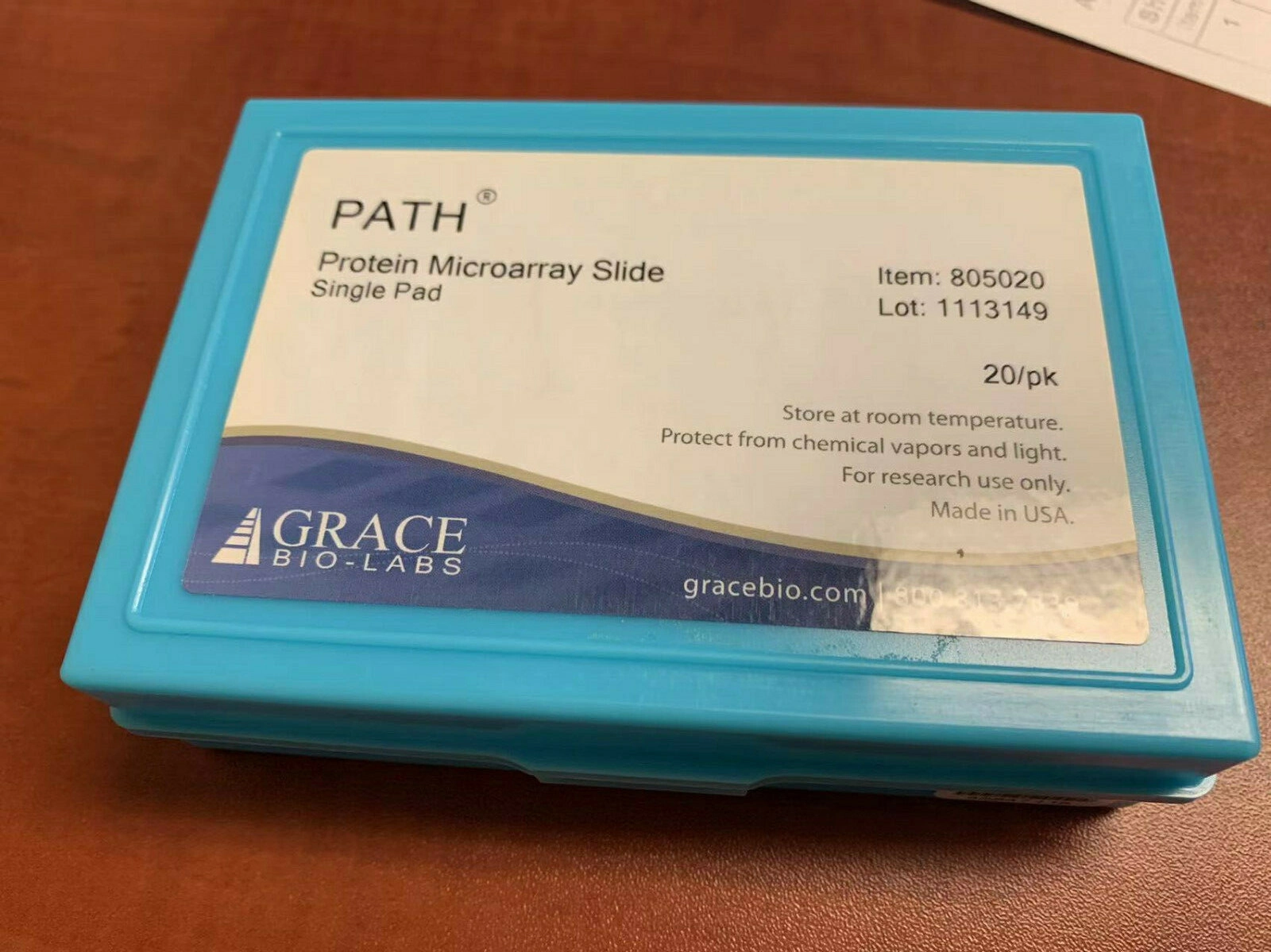 6PK Of Grace Bio-Labs PATH Protein Microarray Slid
