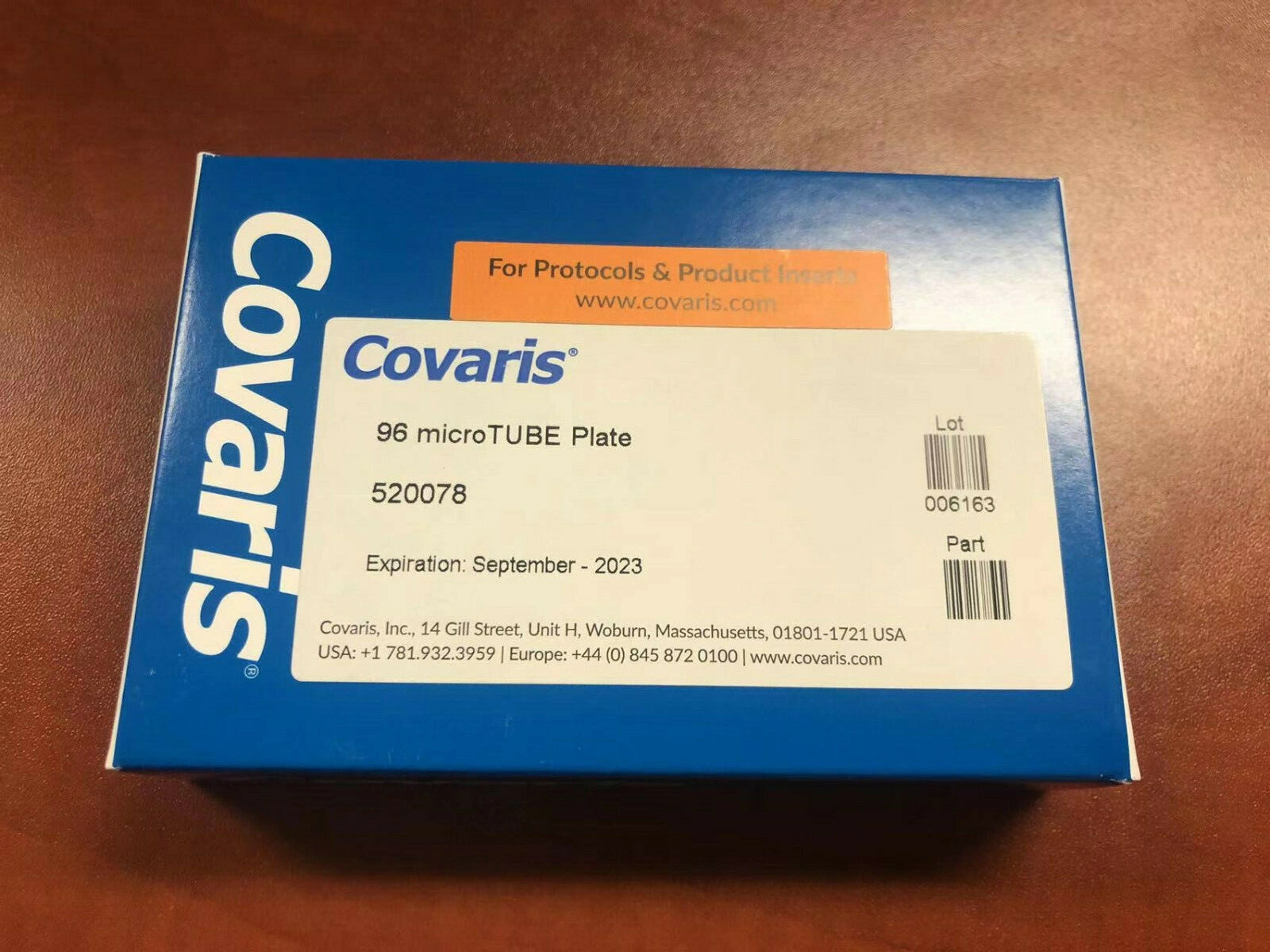 New Covaris 96 microtube plate 520078 Expiratin Se