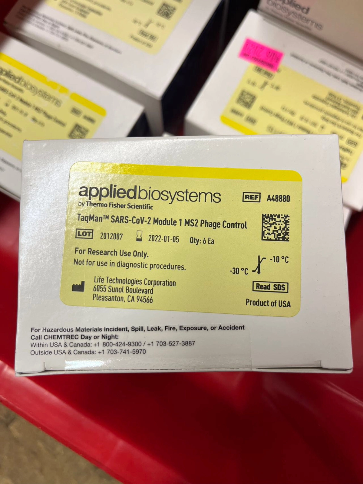 Applied BioSsystems TaqMan SARS CoV-2 Module 1 MS2