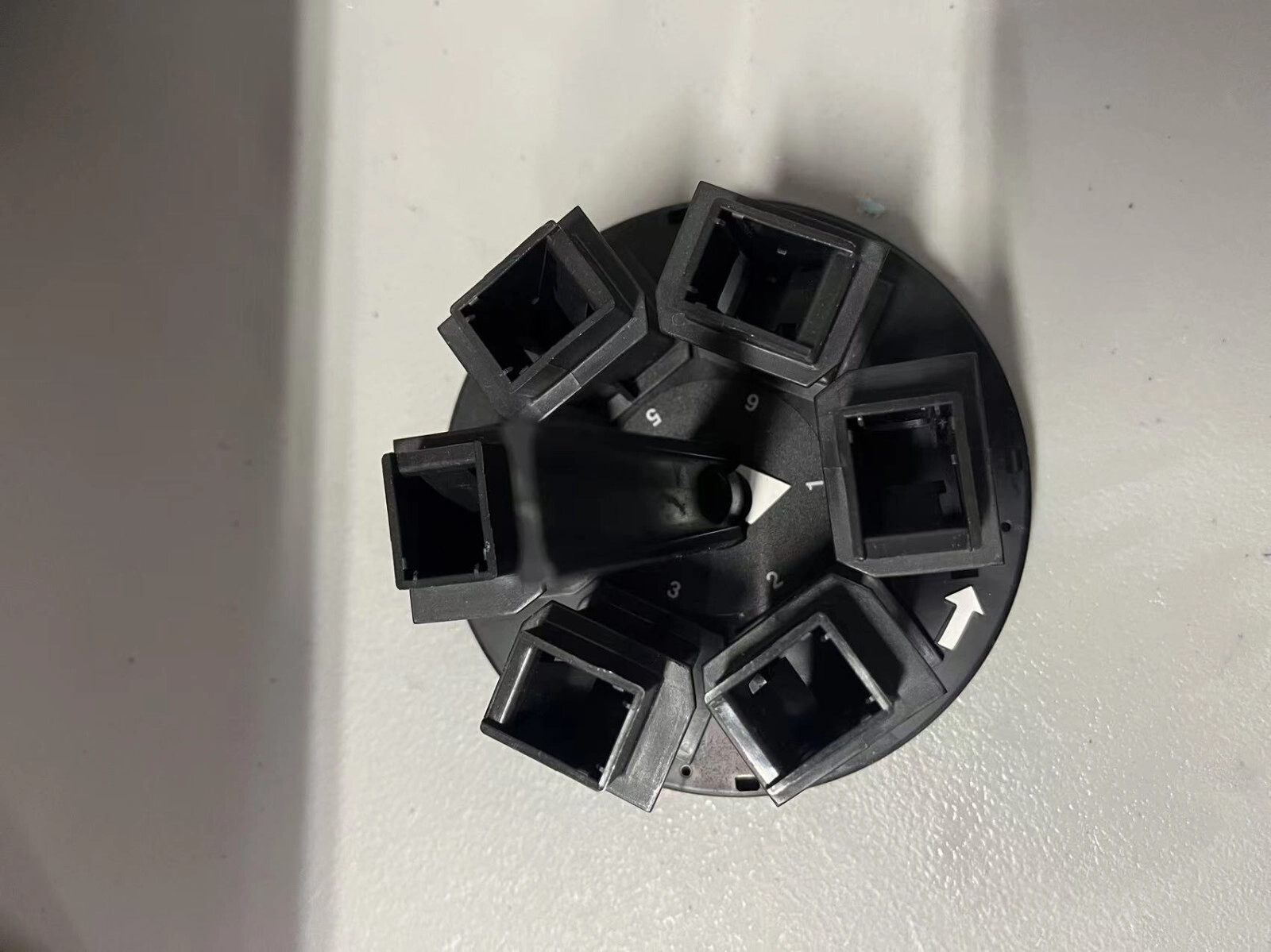 Beckman six Cell holder for  Beckman DU 530 Absorb