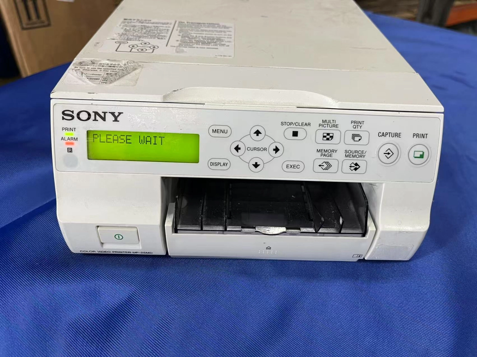 Sony Model UP-25MD, Color Video Printer for PARTS 