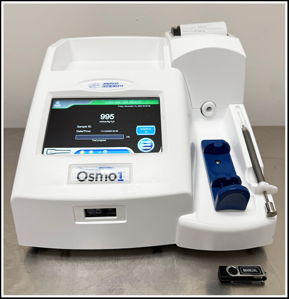 Advanced Instruments Osmometer Osmo1 w WARRANTY 