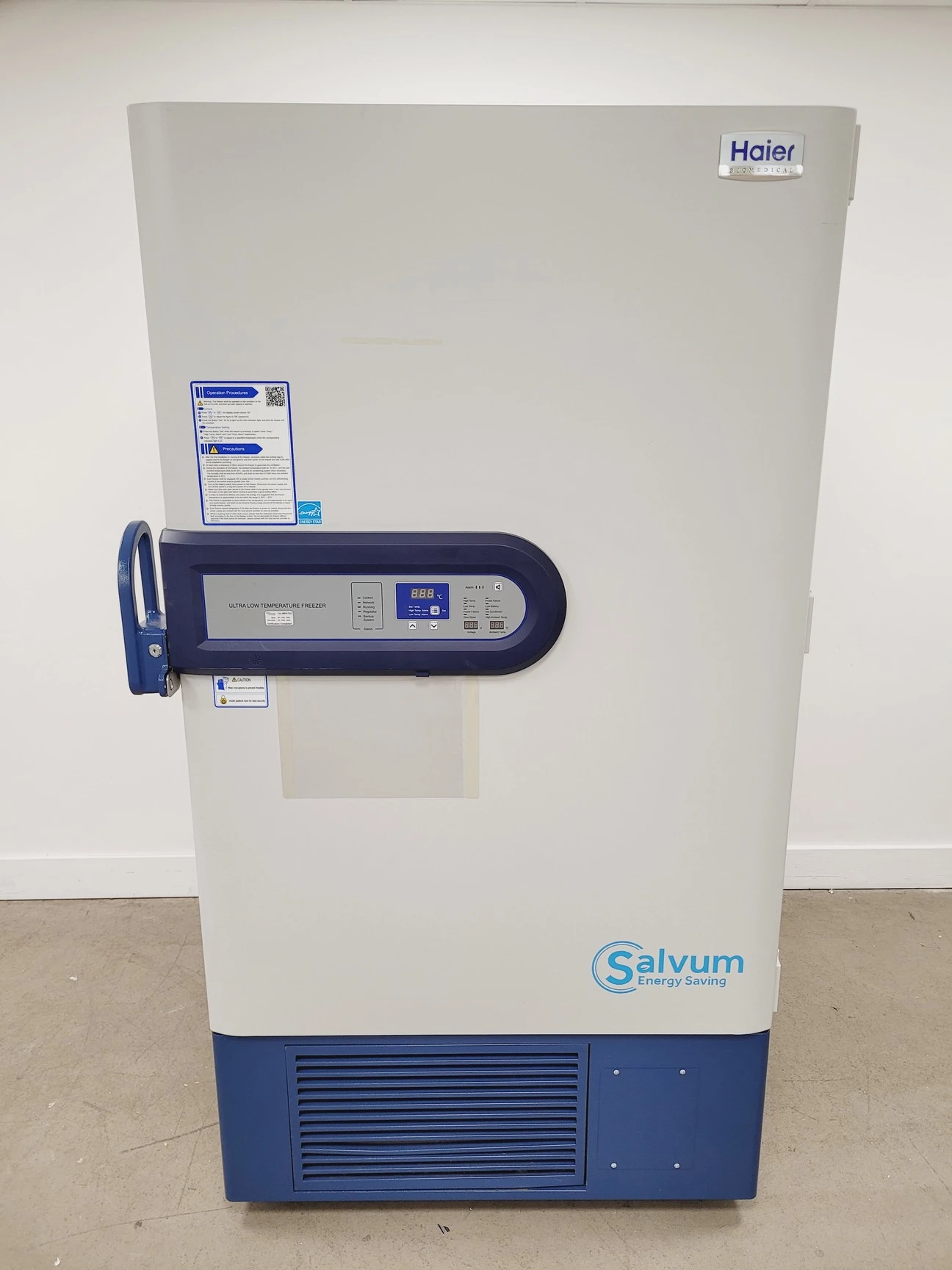 Haier Model DW-86L828J Ultra-Low Temperature Freezer -86ºc Lab