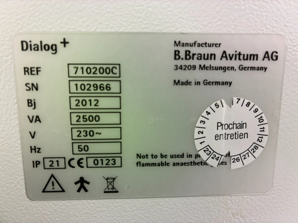 Bbraun Dialog+ Evo - Dialysis | LabX.com