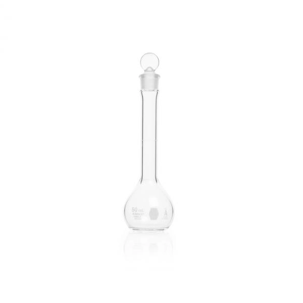 DWK Life Sciences 50 mL Kimble Kimax Volumetric Flask, Class A, Wide-Mouth Cs/6 28014W-50