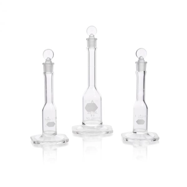 DWK Life Sciences 5 mL Kimble Kimax Serialized and Certified Volumetric Flask, Class A Cs/6 28017A-5