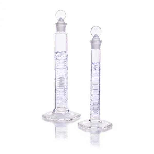 DWK Life Sciences 1000 mL Kimble Kimax Graduated Mixing Cylinder, Class B, Cs/4 20040-1000
