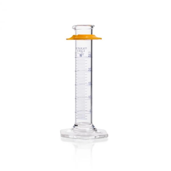 DWK Life Sciences 25 mL Kimble Kimax Graduated Cylinder, Class B, Cs/24 20025-25