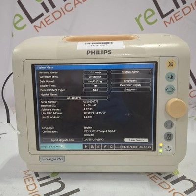 Philips Suresigns VS3 Vital Signs Monitor