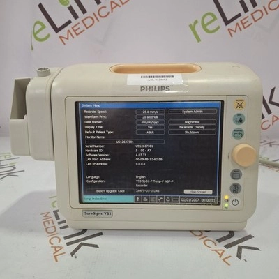 Philips Suresigns VS3 Vital Signs Monitor