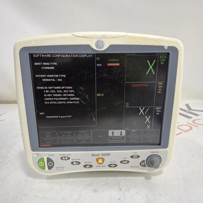 GE Healthcare Dash 5000 - Masimo SpO2 Patient Moni