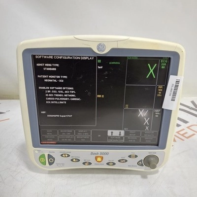 GE Healthcare Dash 5000 - Masimo SpO2 Patient Moni