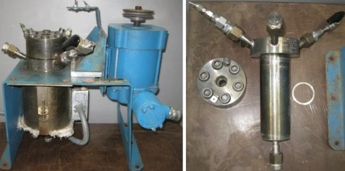 AUTOCLAVE ENGINEERS 300 ML HASTELLOY C PRESSURE VESSEL MAWP 6000 PSI STAND HEATING MANTLE NO STIRRE