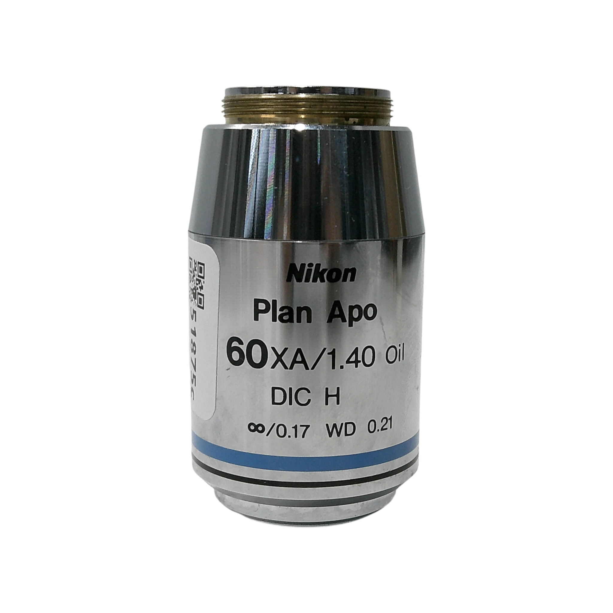 Nikon  Plan Apo DIC H 60XA/1.40 Oil M25 Thread Size Microscope Objective