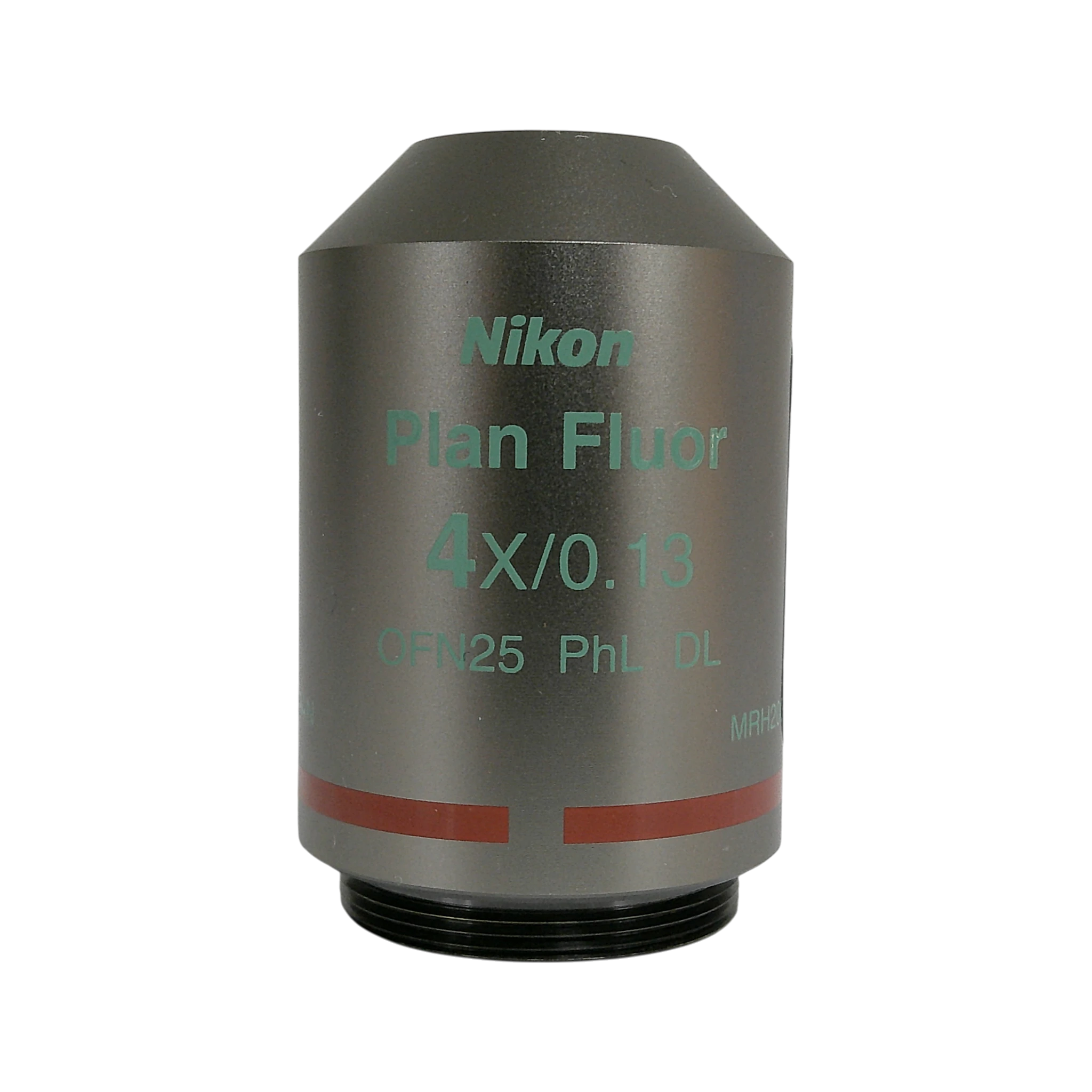 Nikon  Plan Fluor 4x/0.13 M25 Thread Size Microscope Objective