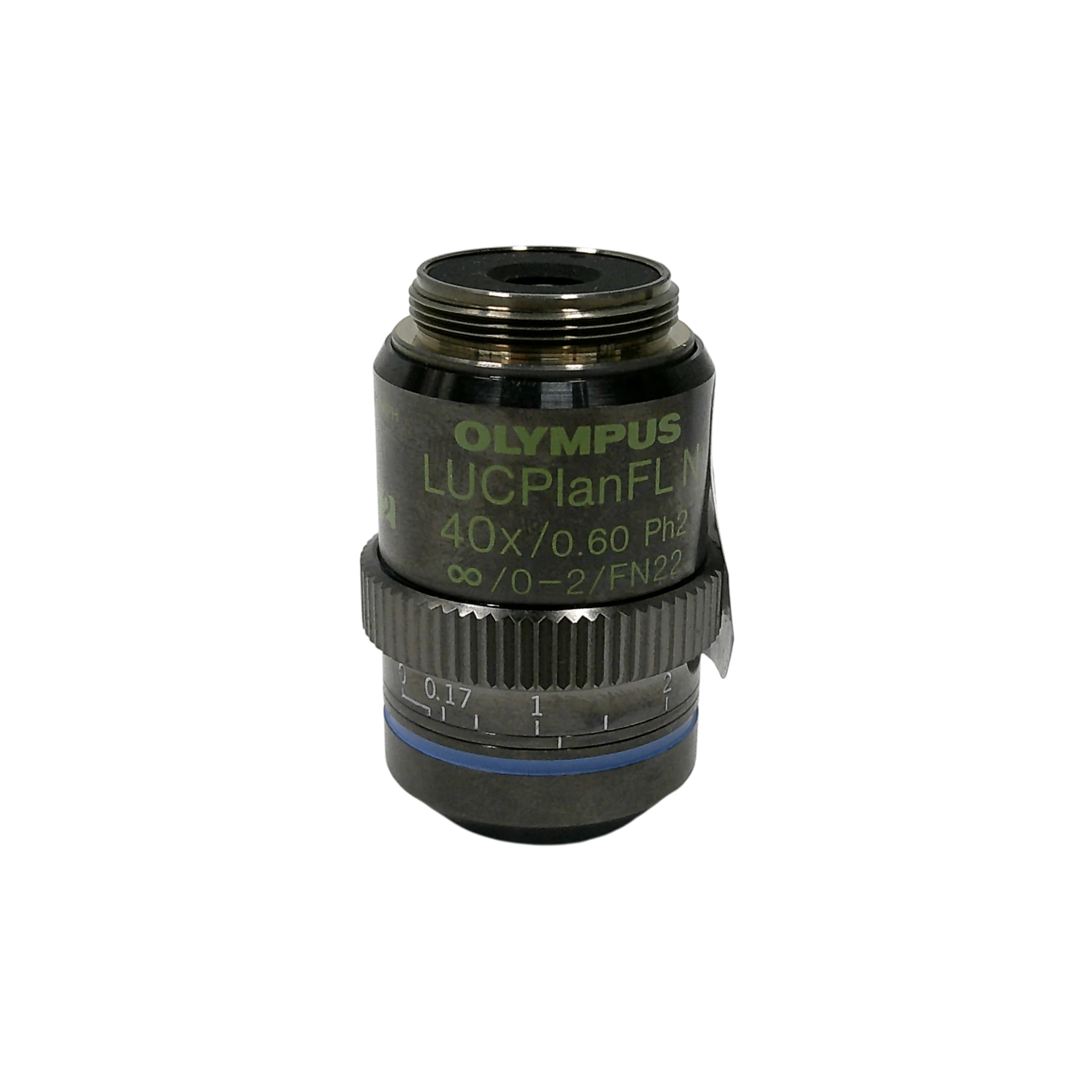 Olympus LUCPlanFL N Ph2 40x/0.6 RMS Thread Size Microscope Objective