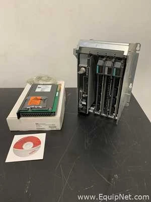 Lot 206 Listing# 1082006 One Lot of Allen Bradley 1771-A1B 4 Slot Chassis with PLC-5 Cards