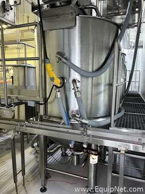 Lee Industries Inc. 500D9MT 500 Gallon Jacketed Stainless Steel Tank With Bottom Scraper