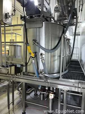 Lee Industries Inc. 500D9MT 500 Gallon Jacketed Stainless Steel Tank With Bottom Scraper