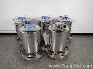 Lot 93 Listing# 1076478 Lot of 5 Alloy Products Stainless Steel Pressure Vessels