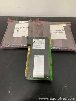 Lot 252 Listing# 1081770 One Lot of Three Allen Bradley 1771-OW16-B PLC-5 Output Modules