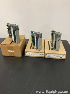 Lot 312 Listing# 1081758 One Lot of Three Allen Bradley SLC-500 PLC Modules