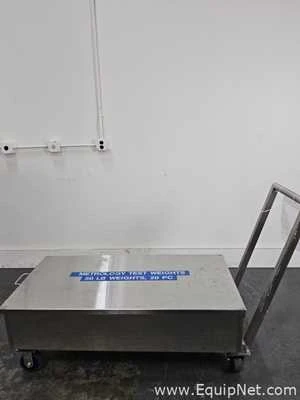 Lot 38 Listing# 1075148 Lot of 20 Troemner 50lb Calibration Weights in Cart