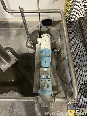 Lot 71 Listing# 1084012 Waukesha Cherry Burrell 060 U2 Stainless Steel Positive Displacement Pump