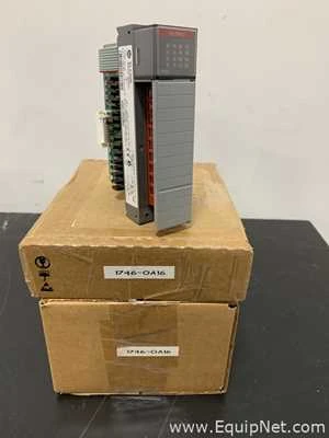 Lot 278 Listing# 1080617 One Lot of Two Allen Bradley 1746-OA16 SLC-500 Output Modules