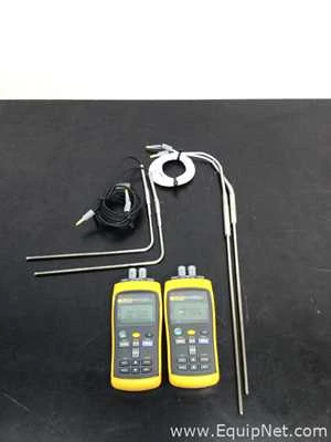 Lot 144 Listing# 1075852 Lot Of 2 Fluke 1524 Thermometer