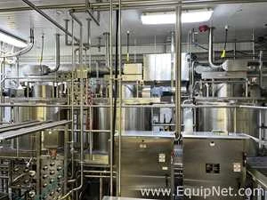 Lee Industries Inc. 500D9MT 500 Gallon Jacketed Stainless Steel Tank With Bottom Scraper