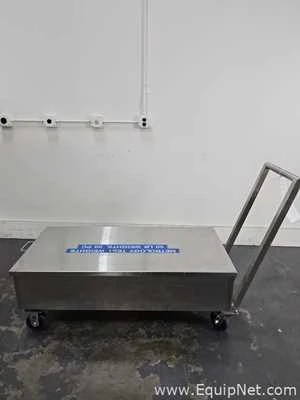 Lot 37 Listing# 1075145 Lot of 20 Troemner 50lb Calibration Weights in Cart