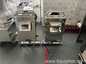 Lot of 2 Off Lock Inspection Systems Ltd MET 30 Plus Metal Detectors