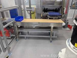 Dorner Mobile Aluminum Framed 450x2300mm Modular Plastic Belt Conveyor