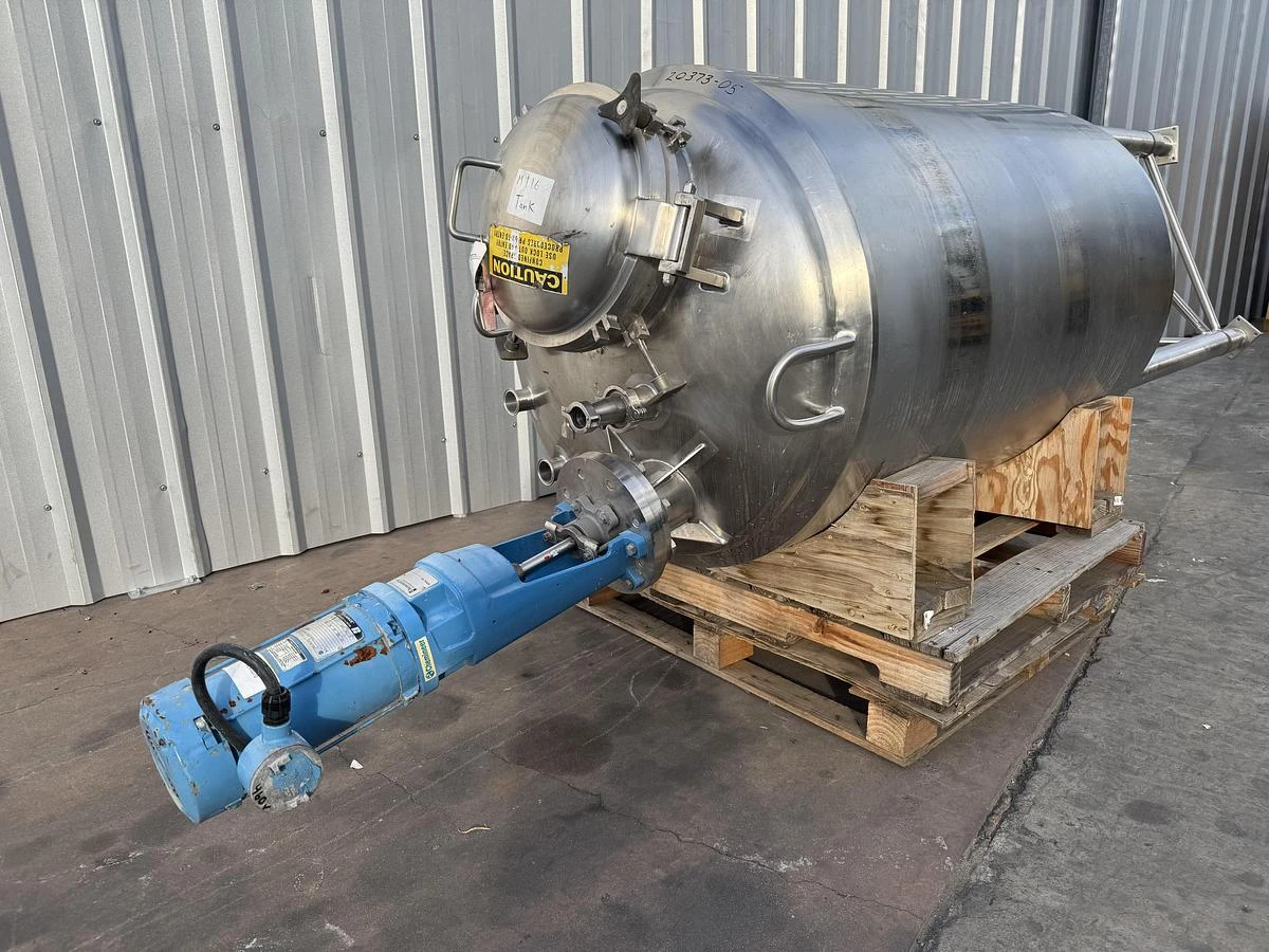 Cherry-Burrell 500 gallon Reactor w/Agitator