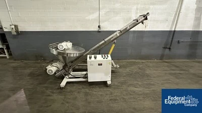 5" All-Fill Inclined Screw Conveyor, S/S, Model ISC