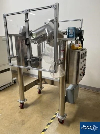 1 Cu Ft Keith Machinery V Blender, S/S