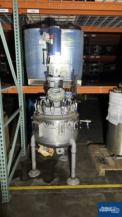 20 Gal DeDietrich Glass Lined Reactor, 150/100#