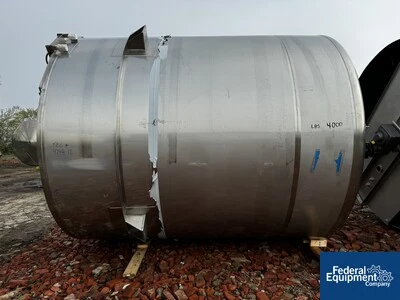 6,800 Gal ICCNW Mix Tank, 304 S/S, 5 HP