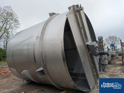 6,800 Gal ICCNW Mix Tank, 304 S/S, 5 HP