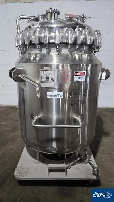 600 Liter Pfaudler Glass Lined Receiver Tank, 50#