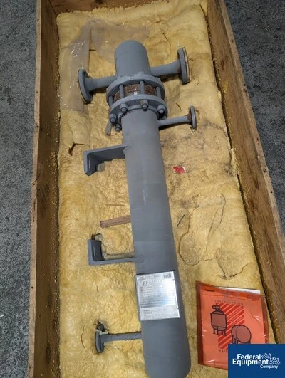 3 Sq Sq Pfaudler Heat Exchanger, C/S, 150/150#