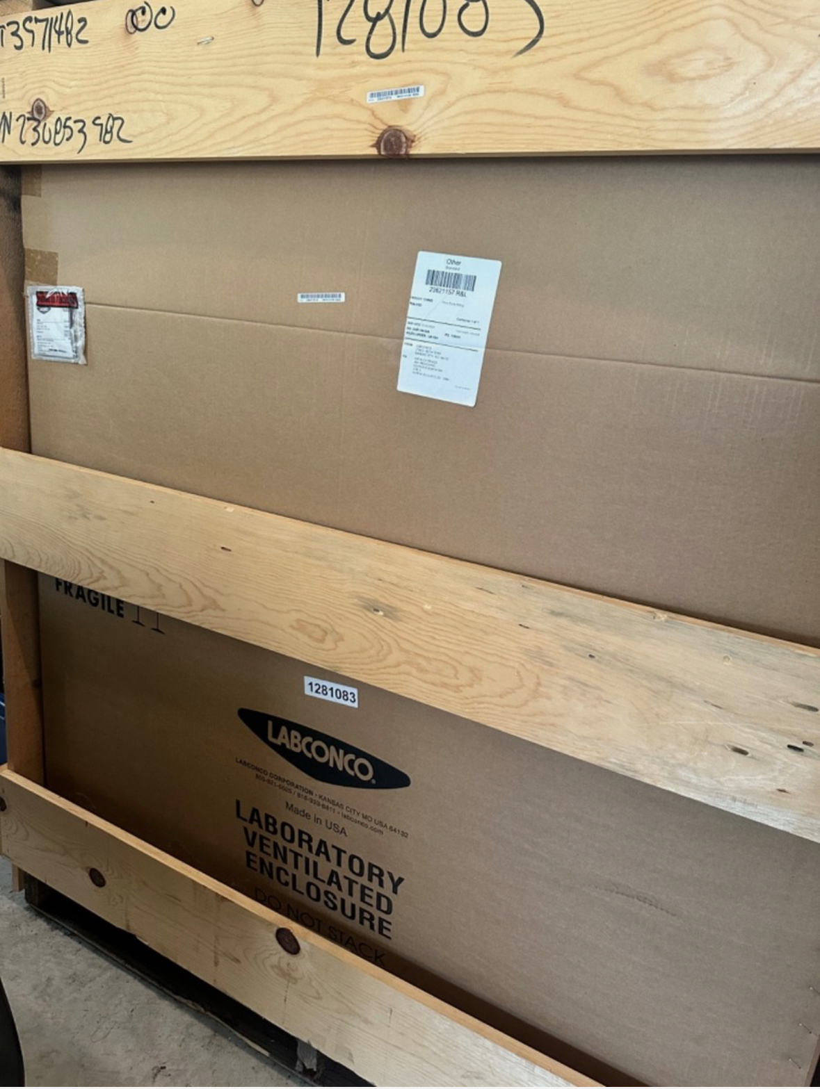 Labconco RXPert Double Filtered Balance System 4ft with Epoxy Work Surface