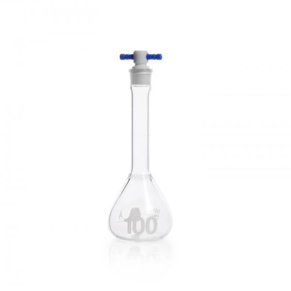 DWK Life Sciences 100 mL Kimble Kimax Volumetric Flask, Class A, Heavy Duty Cs/6 92812F-100