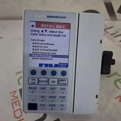 Baxter Sigma Spectrum 8.00.03 w/o Battery Infusion