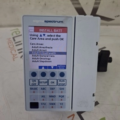 Baxter Sigma Spectrum 8.00.03 w/o Battery Infusion