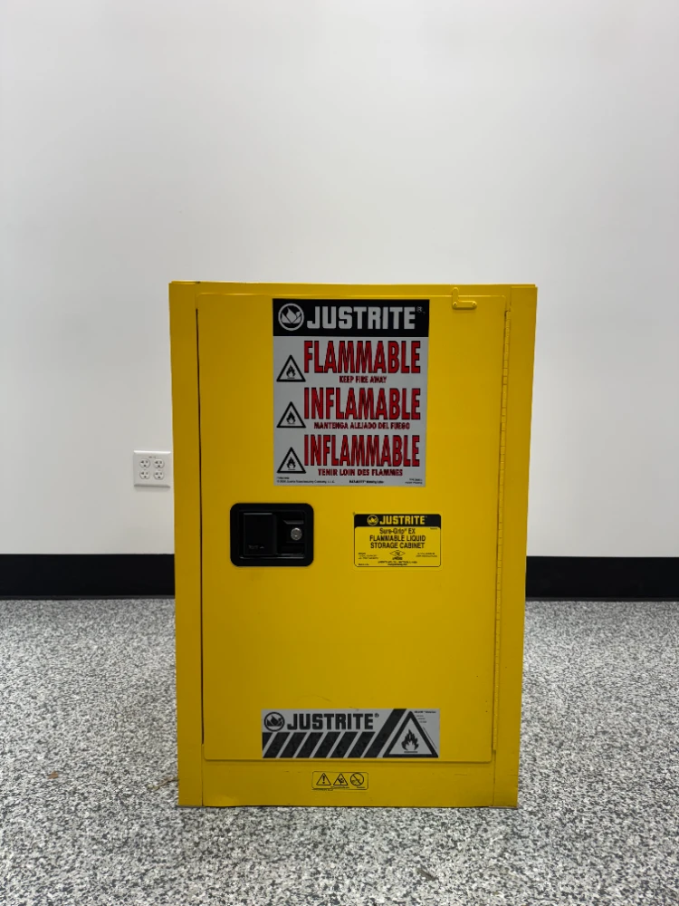 Justrite Sure-Grip EX 12 Gallon Flammable Liquid Storage Cabinet